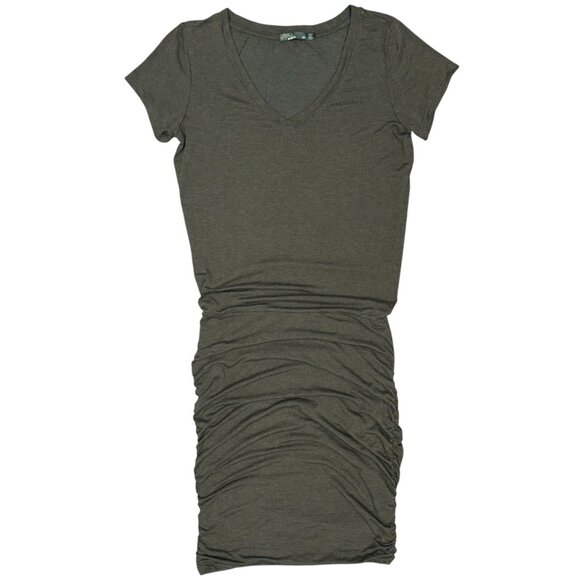 EUC Women's PRANA Foundation Ruched Fitted Mini Dress | Size M - Picture 3 of 7